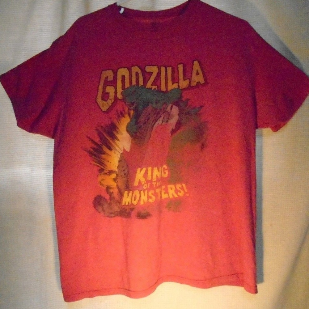 Godzilla King Of The Monsters Red T-Shirt Size XXL